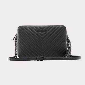 ALDO Andressera Black Quilted Crossbody Bag